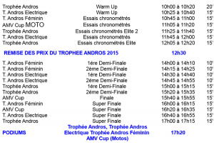 tableau horaires trophee andros course sur glace